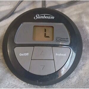 Sunbeam‎ Z85 Electric Heating Blanket Control 3 Prong No Blanket